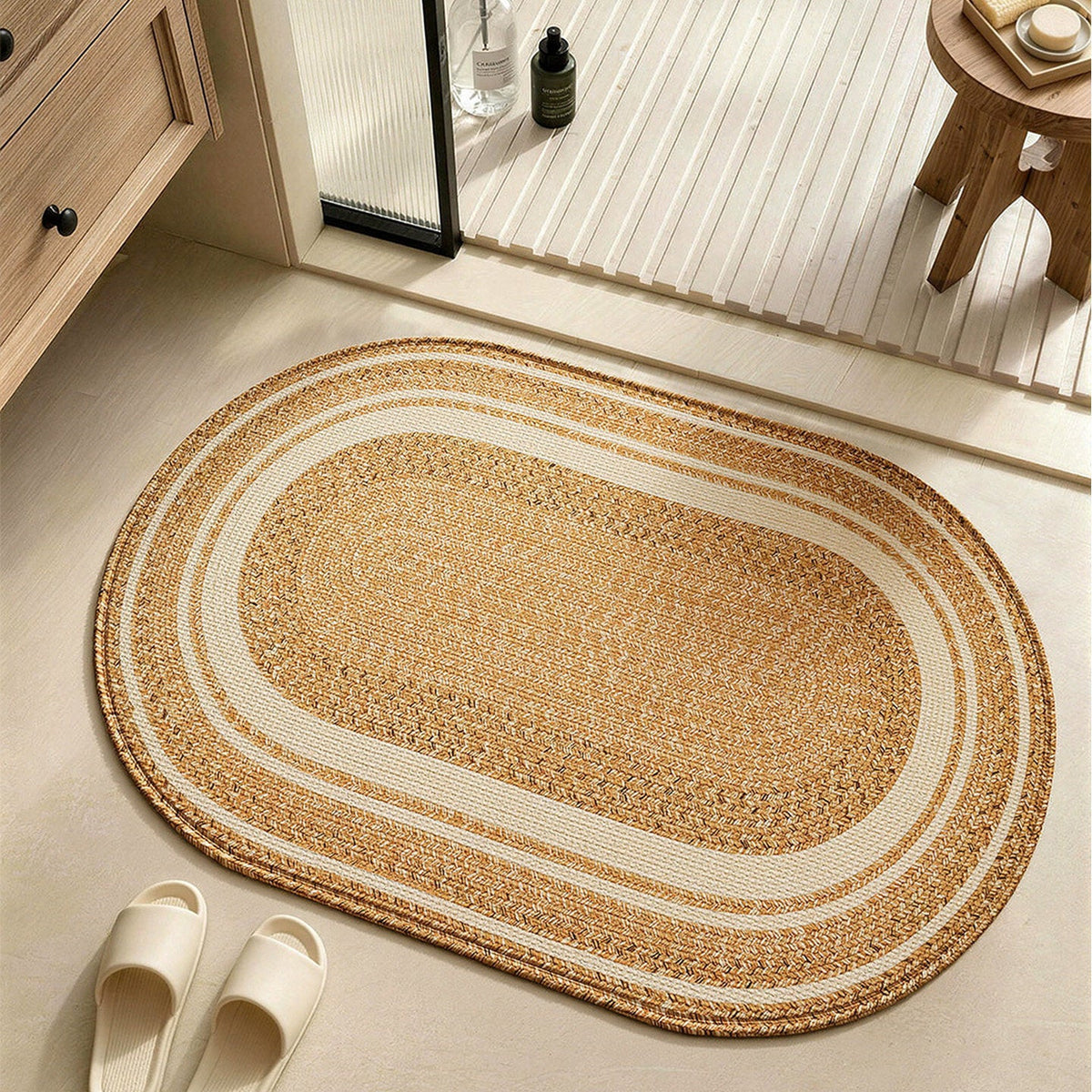 Natural Fiber Bath Rug