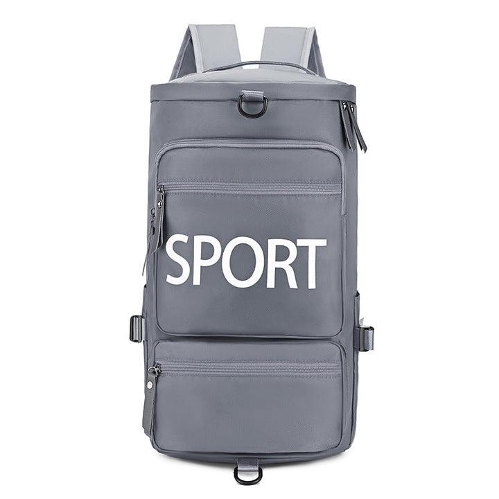 Sporty backpack with multiple compartments and reflective elements Kalsten
