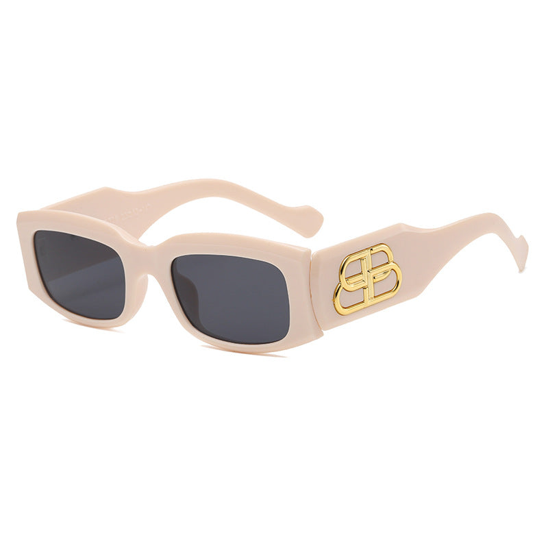 Women's fashionable square sunglasses with luxurious frame accents Kalsten