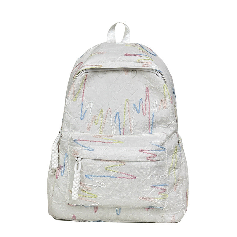Backpack with Colorful Geometric Design Kalsten