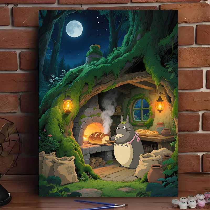 Enchanted Forest Scene Canvas Art Print Kalsten