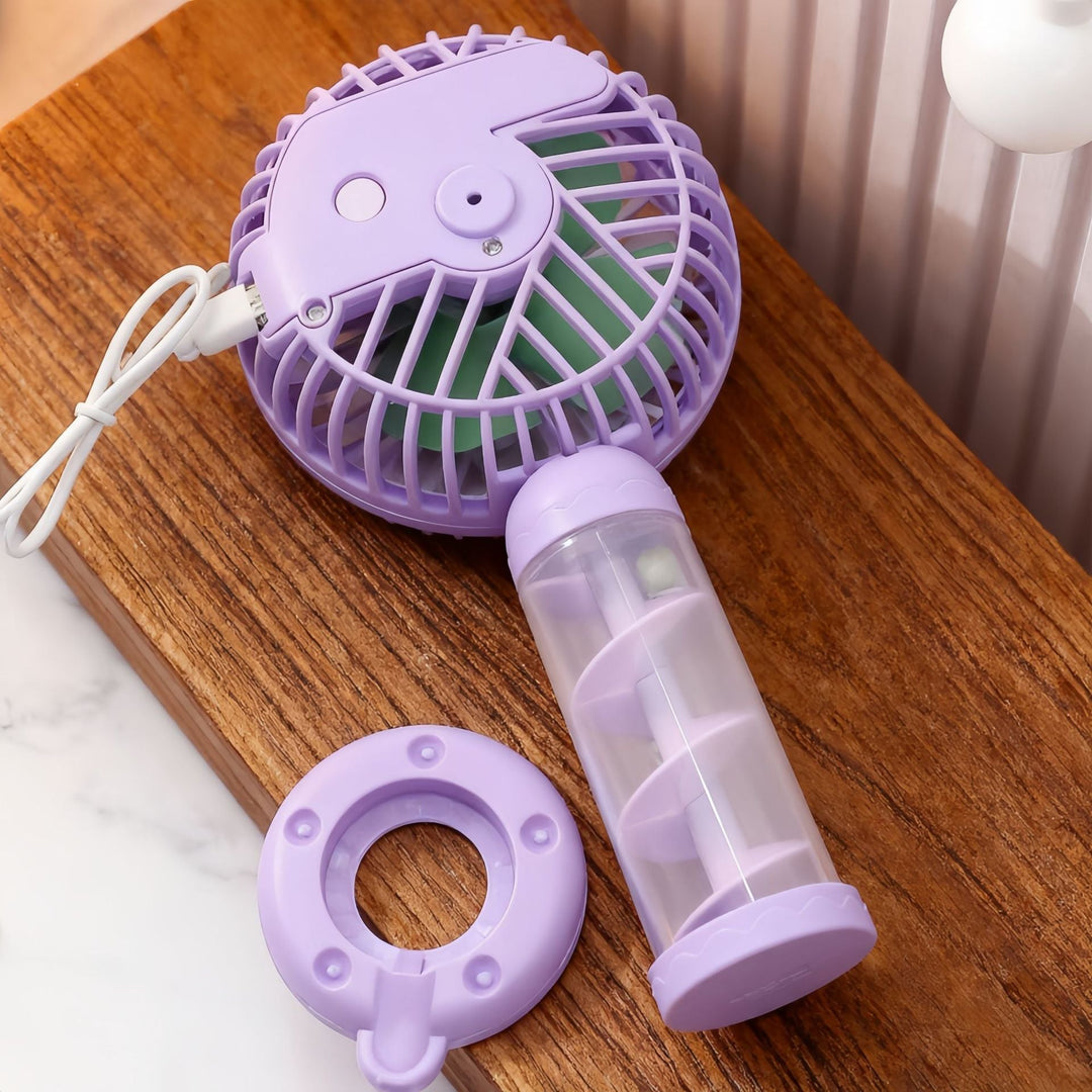 Ladies Portable Mini USB Fan with Creative Spiral Design Kalsten