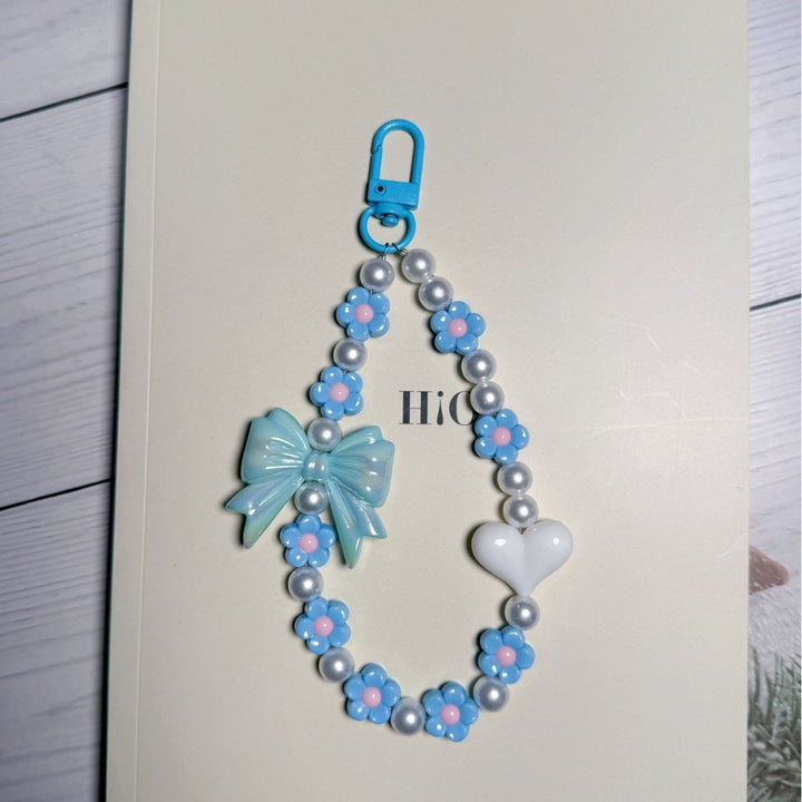 Decorative Floral Beaded Keychain kalsten
