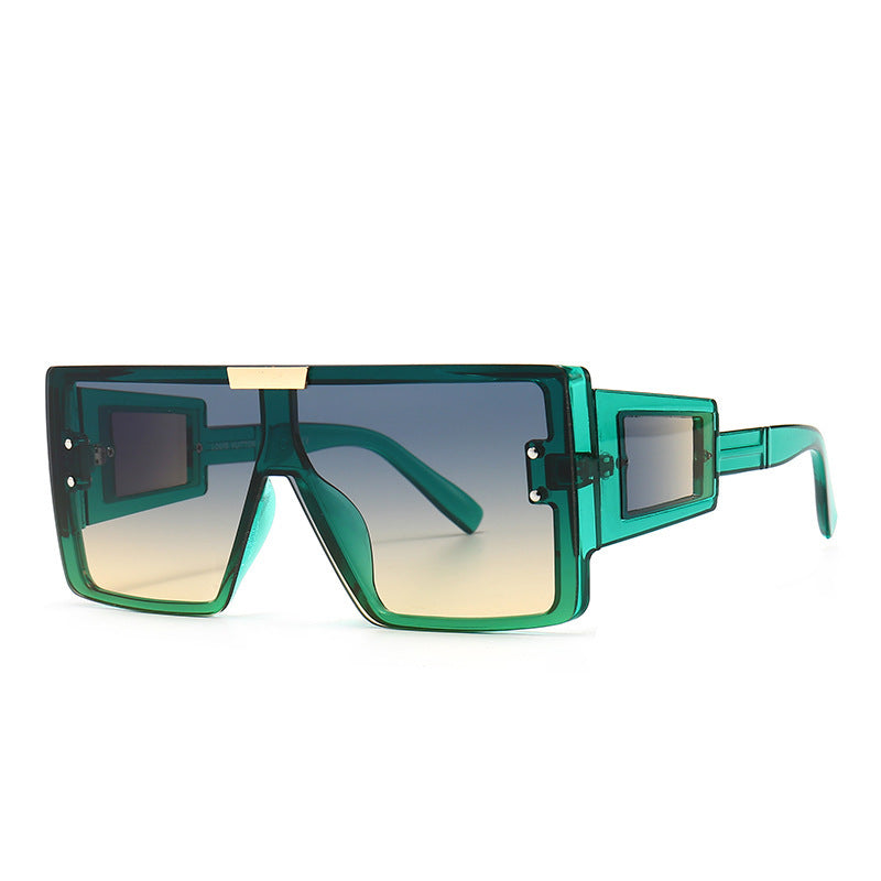 Women's stylish sunglasses in futuristic style with large frame Kalsten