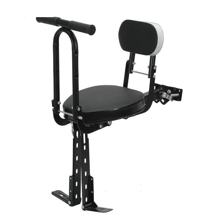 detachable padded bicycle passenger seat with adjustable backrest and reinforced mounting bracket Kalsten