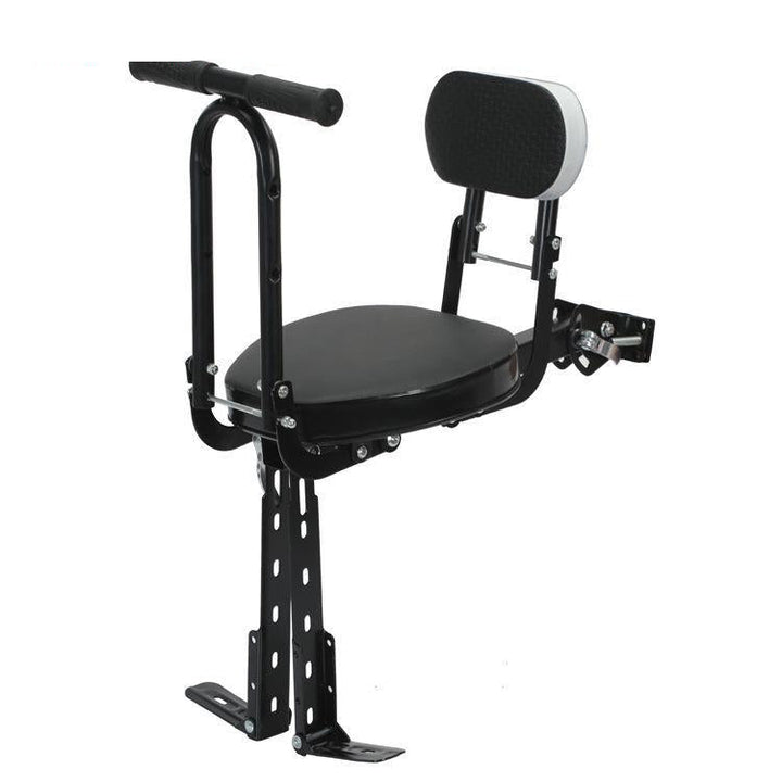 detachable padded bicycle passenger seat with adjustable backrest and reinforced mounting bracket Kalsten