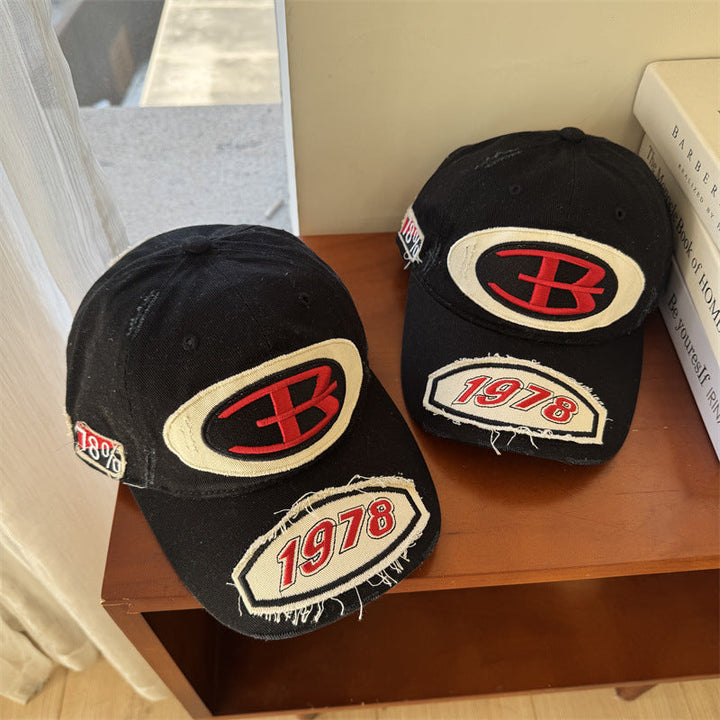 Men's Distressed Vintage Graphic Baseball Cap Kalsten