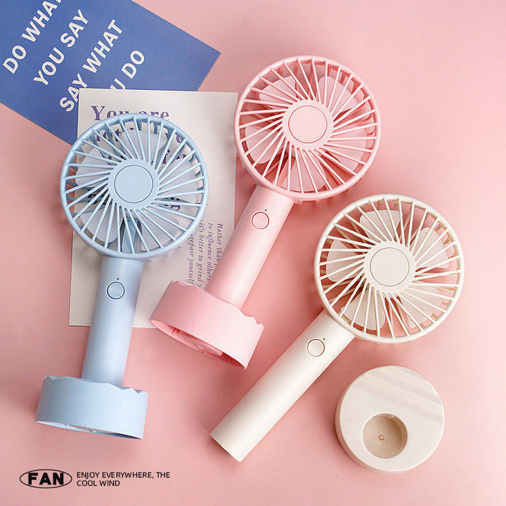 Ladies portable mini fan with ergonomic design Kalsten
