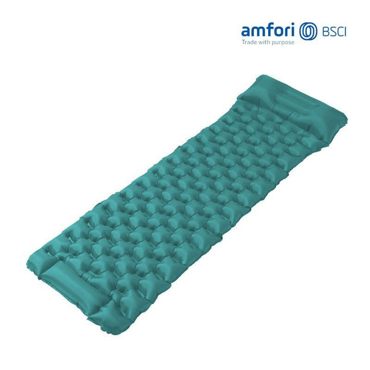 ultralight packable inflatable camping sleeping pad with ergonomic air-cell support Kalsten