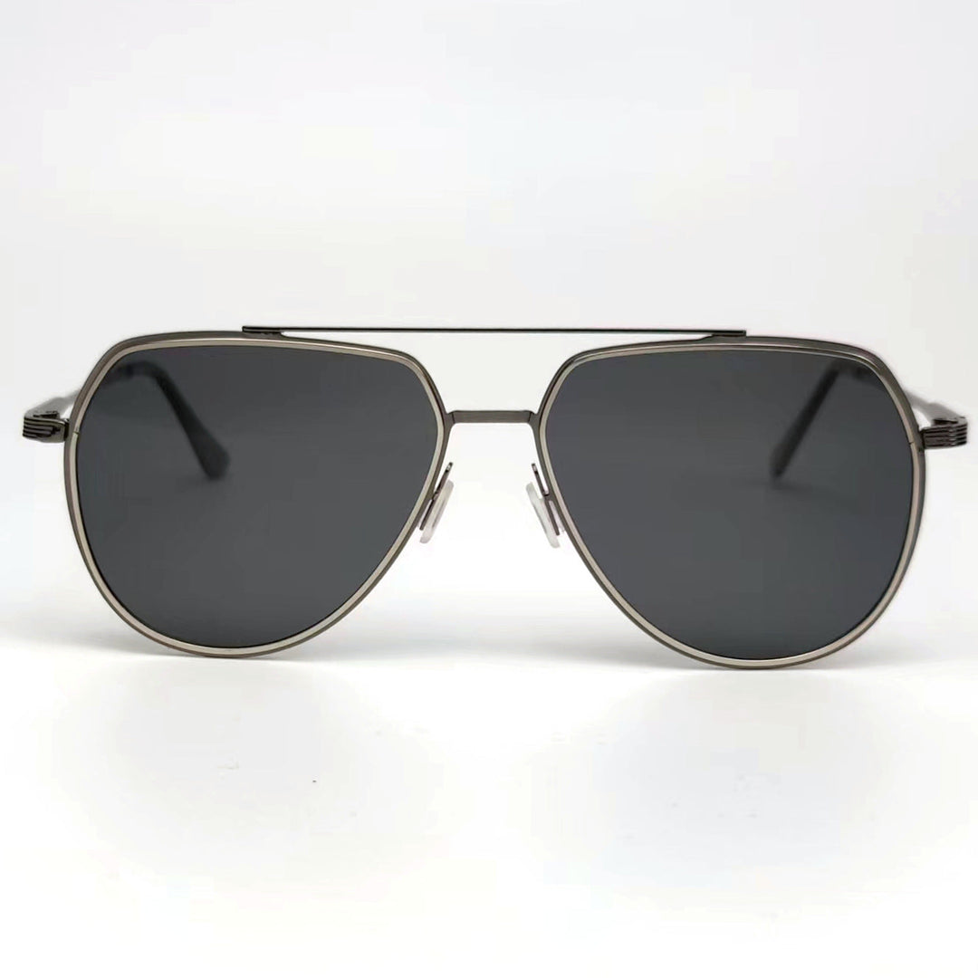 Men's elegant pilot sunglasses with polarizing lenses Kalsten