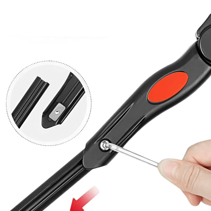 rear-mount telescopic bicycle kickstand with reinforced hinge Kalsten
