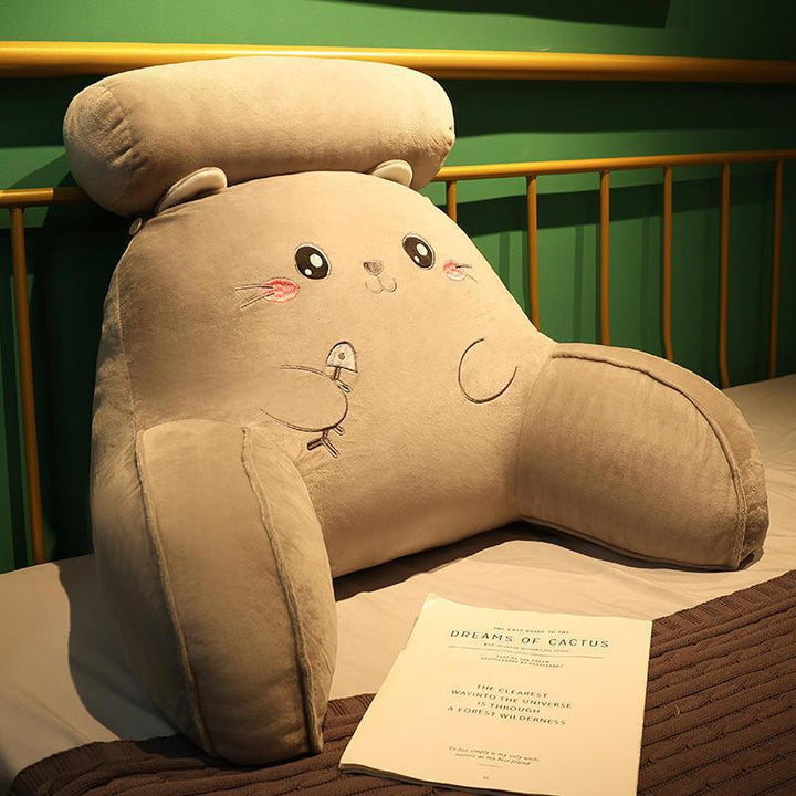 Plush back support cushion with unique vegetable design Kalsten