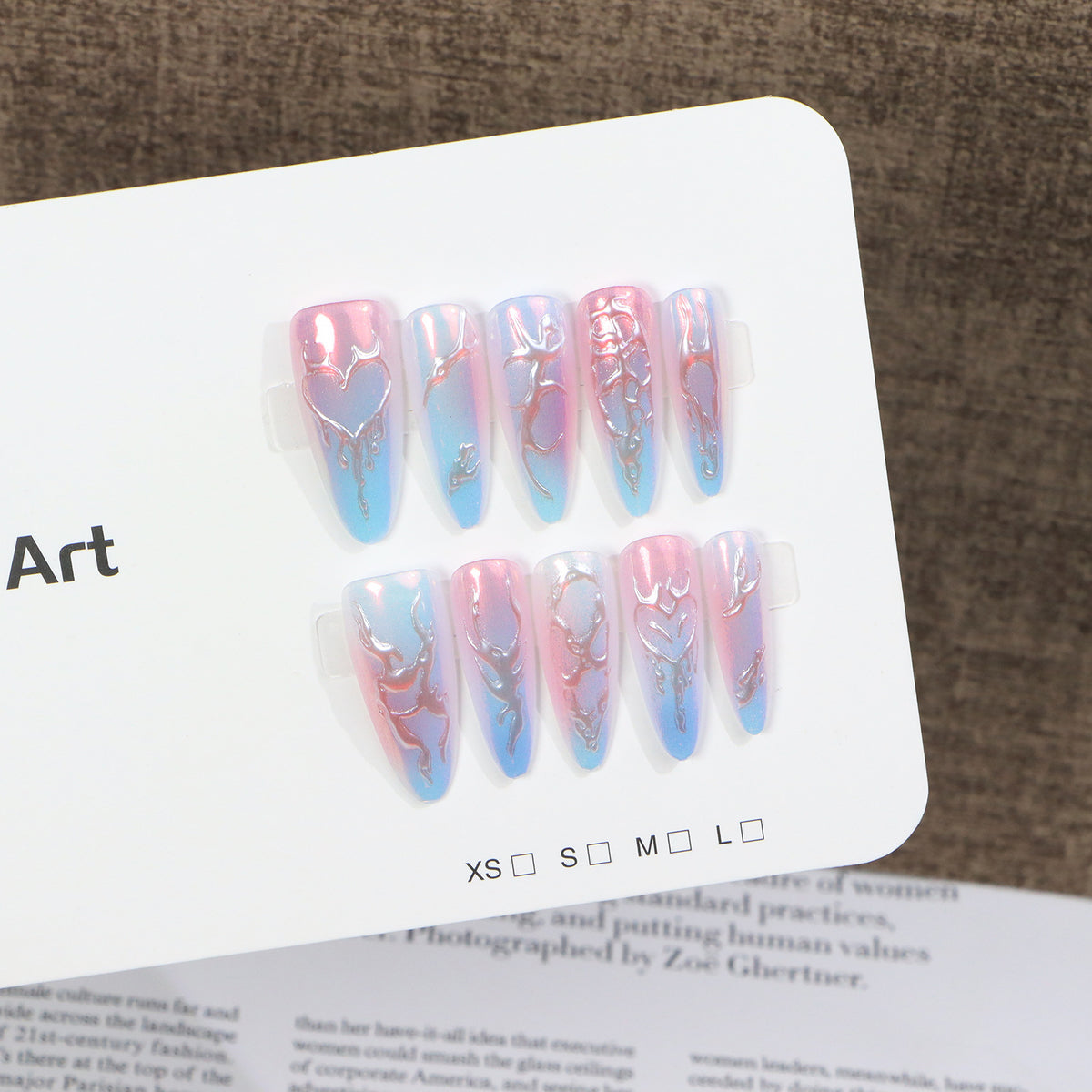 Artistic Nail Art Set with Unique Designs Acalora