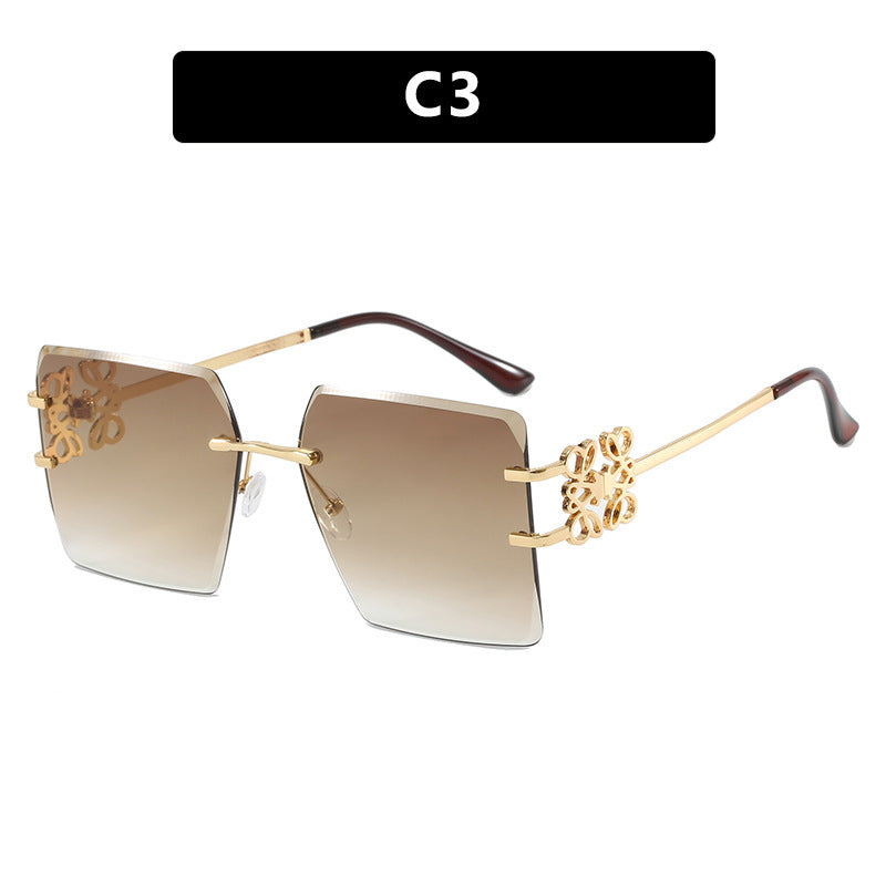 Ladies Designer Sunglasses with striking geometric frame Kalsten