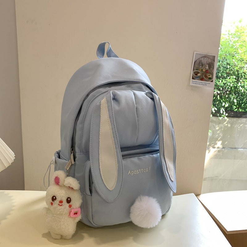 Cute Bunny Ear Themed School Backpack