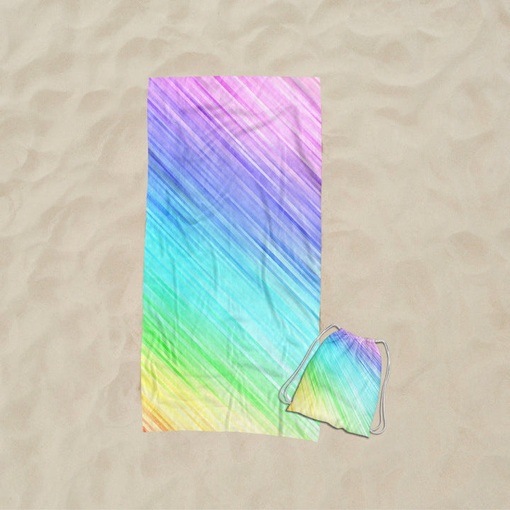 Beach towel with elaborate wave design Kalsten