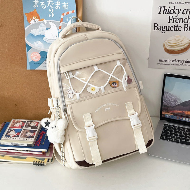 Creative Clear Panel School Backpack