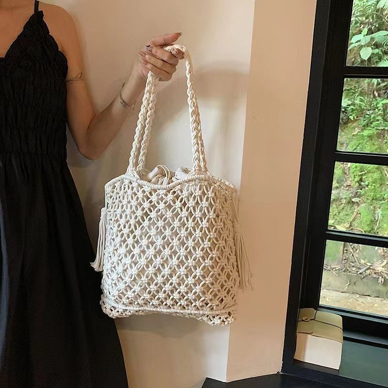 Trendy Macrame Crossbody Bag Kalsten
