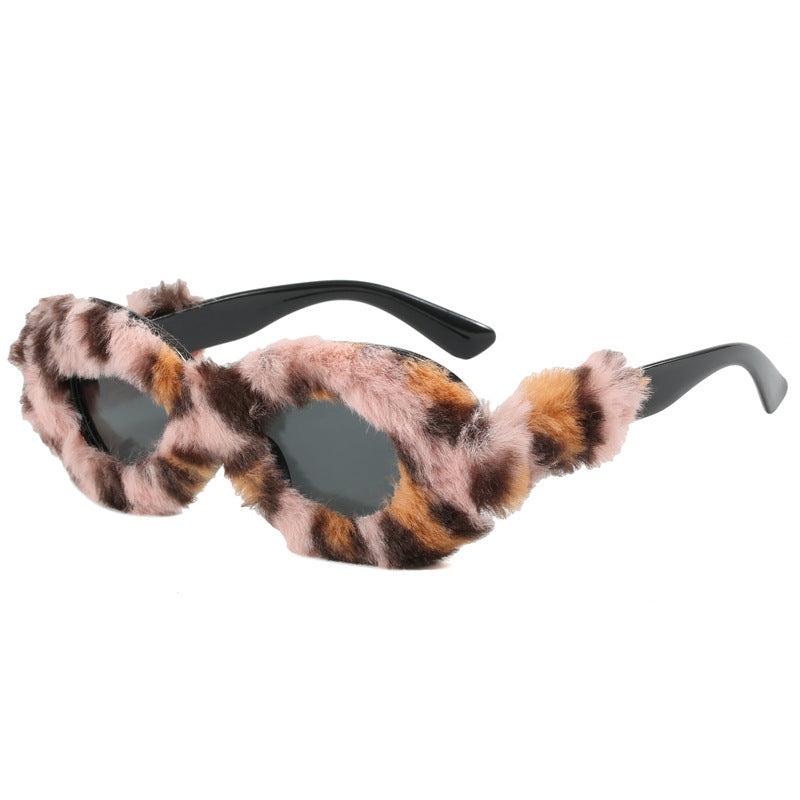 Women's fashionable sunglasses in trendy fleece design Kalsten