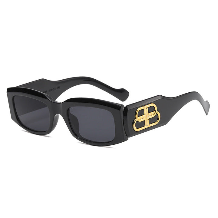 Women's fashionable square sunglasses with luxurious frame accents Kalsten