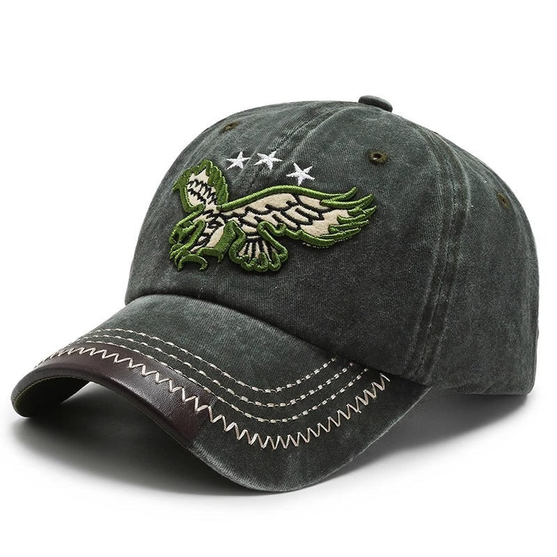 Men's Distressed Embroidered Baseball Cap Kalsten