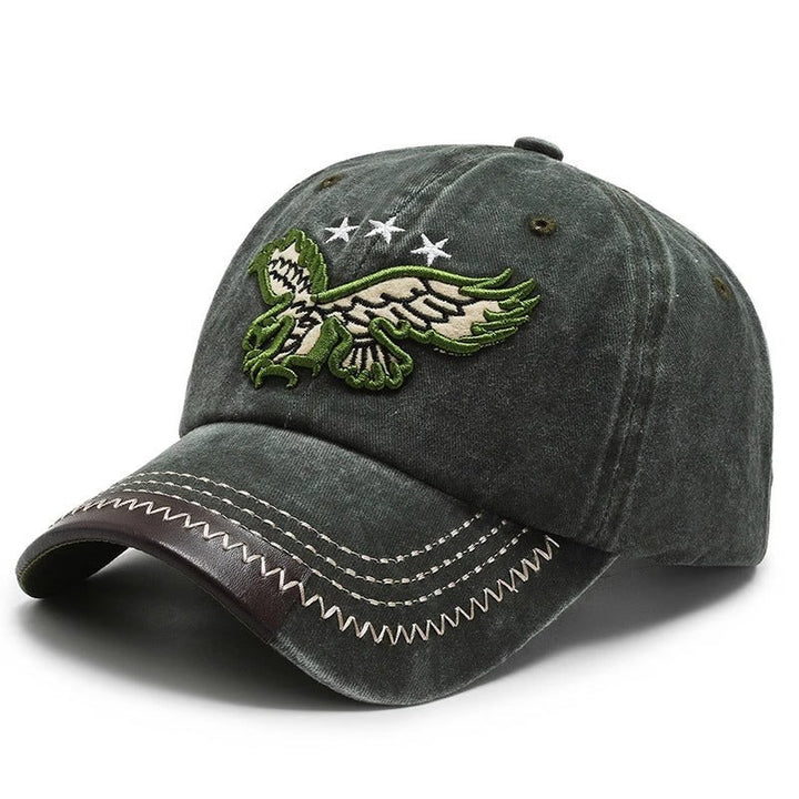 Men's Distressed Embroidered Baseball Cap Kalsten