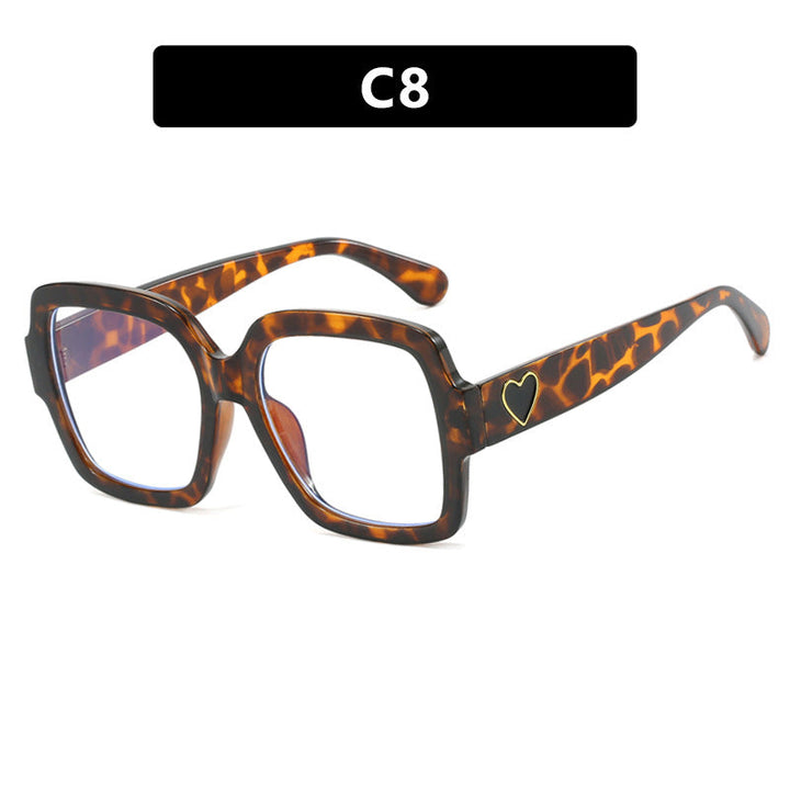 Women's square sunglasses with playful heart detail Kalsten