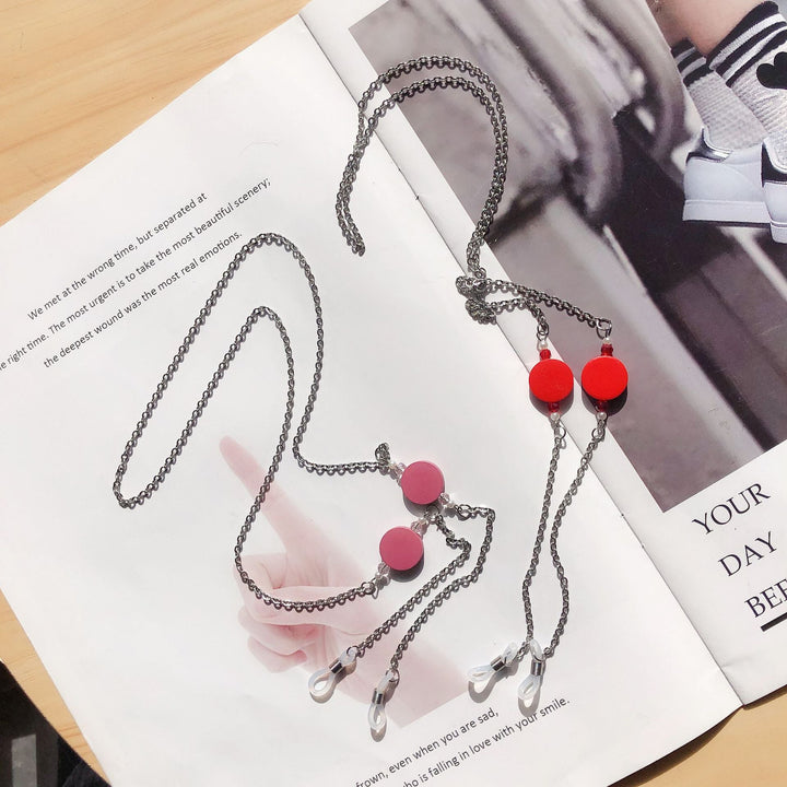 Stylish Dual-Strand Eyewear Holder Chain Kalsten