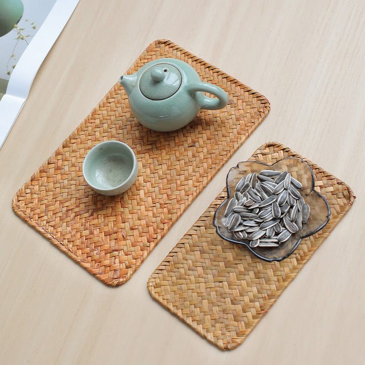 Artisan Woven Serving Tray Kalsten