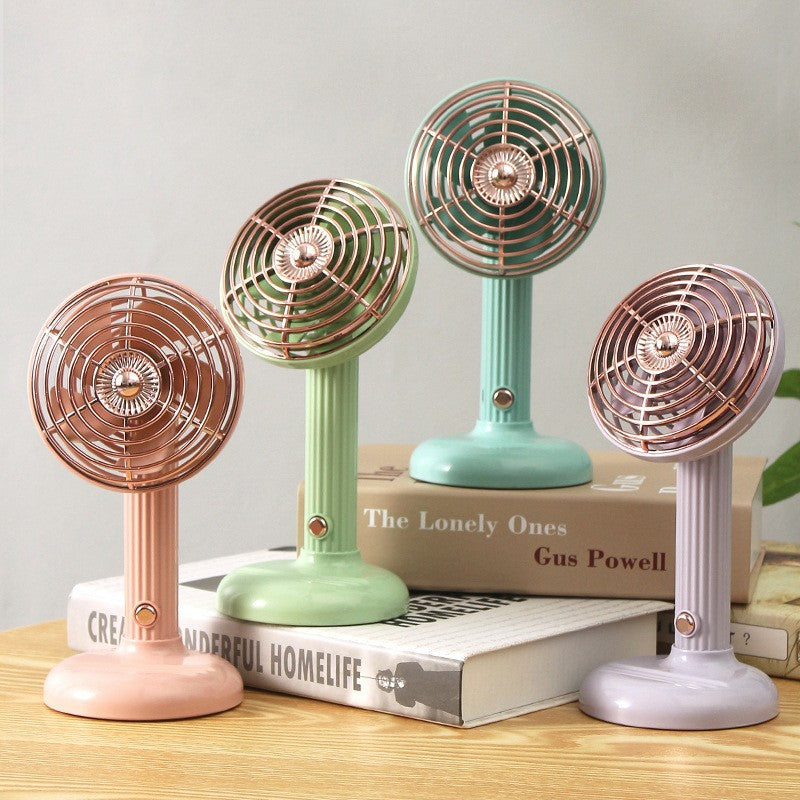 Ladies Portable Table Fan in Retro Style Kalsten
