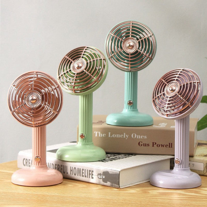 Ladies Portable Table Fan in Retro Style Kalsten
