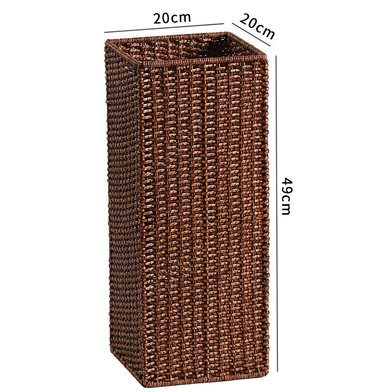 Decorative Wicker Storage Vase Kalsten