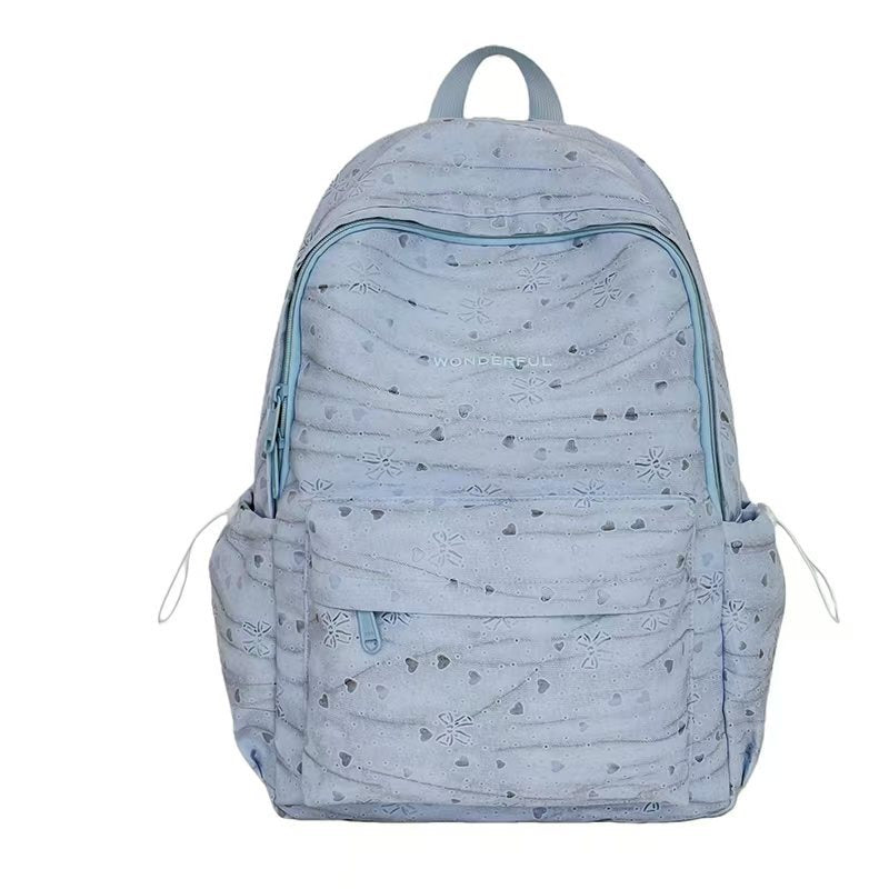 Textured Patterned Backpack Kalsten