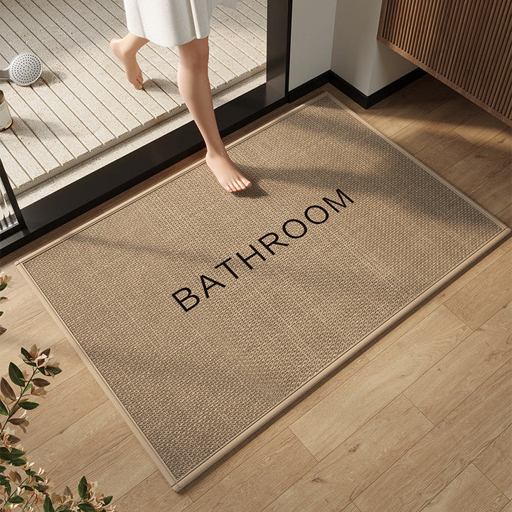 Elegant Modern Bathroom Mat Kalsten