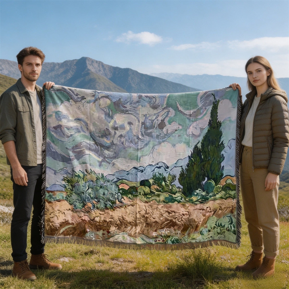 Artistic Scenic Throw Blanket
