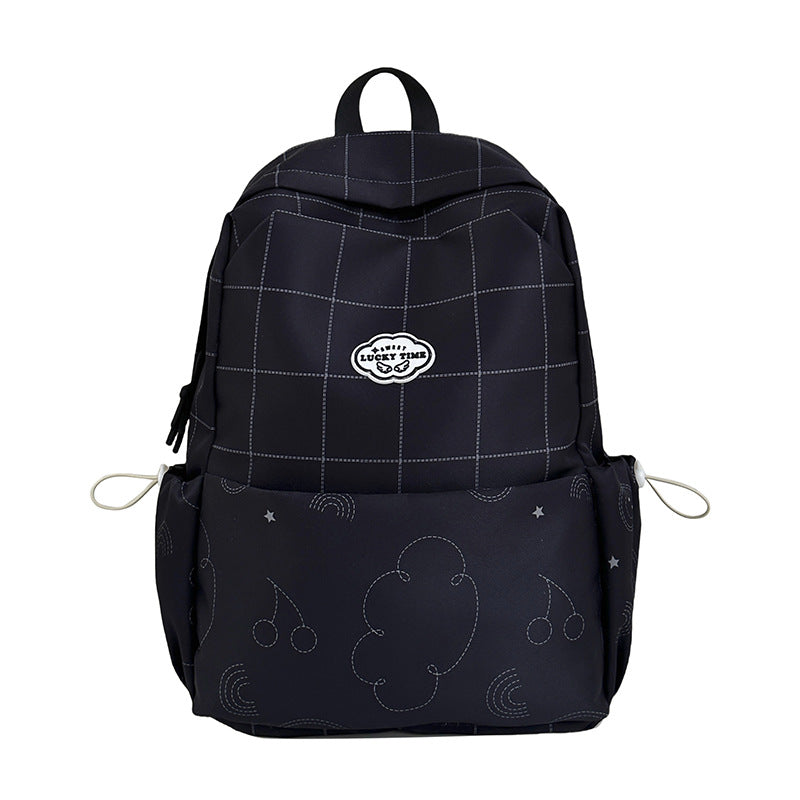 Playful Patterned School Backpack kalsten