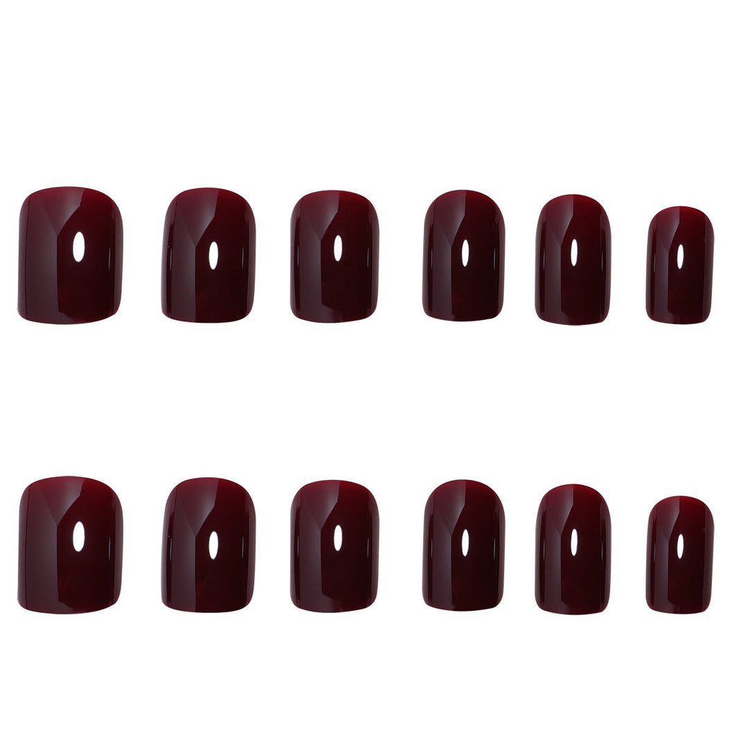 Glossy Short Ballerina Press-On Nails Kalsten