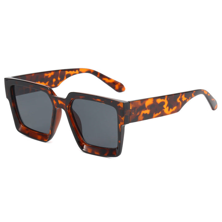 Ladies Oversized Sunglasses with Fashionable Transparent Frame Kalsten