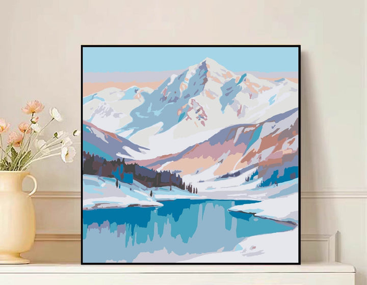 Scenic Mountain Landscape Canvas Art Kalsten