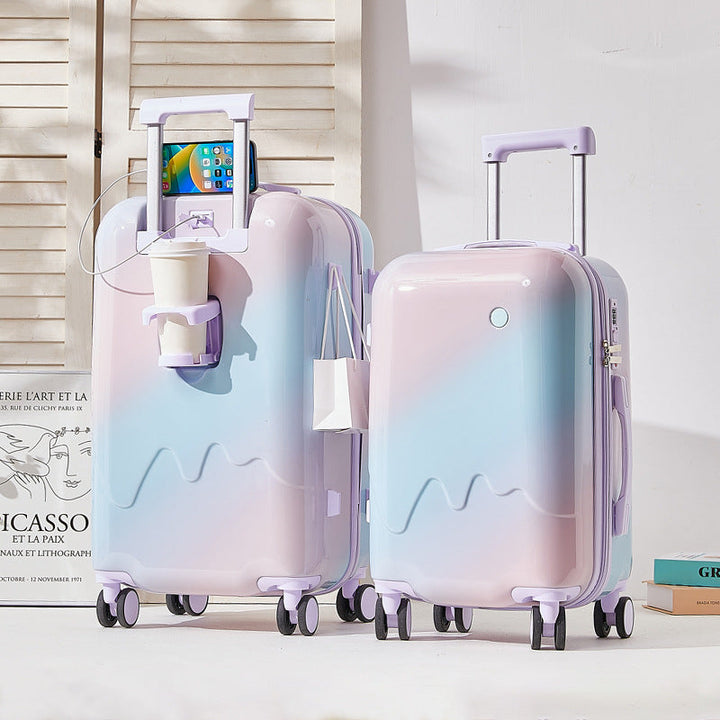 Unisex Lightweight Impact-Resistant Carry-On Suitcase Kalsten