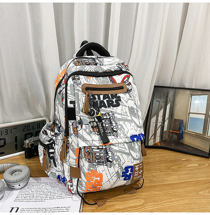 Graphic Design High-Capacity School Backpack