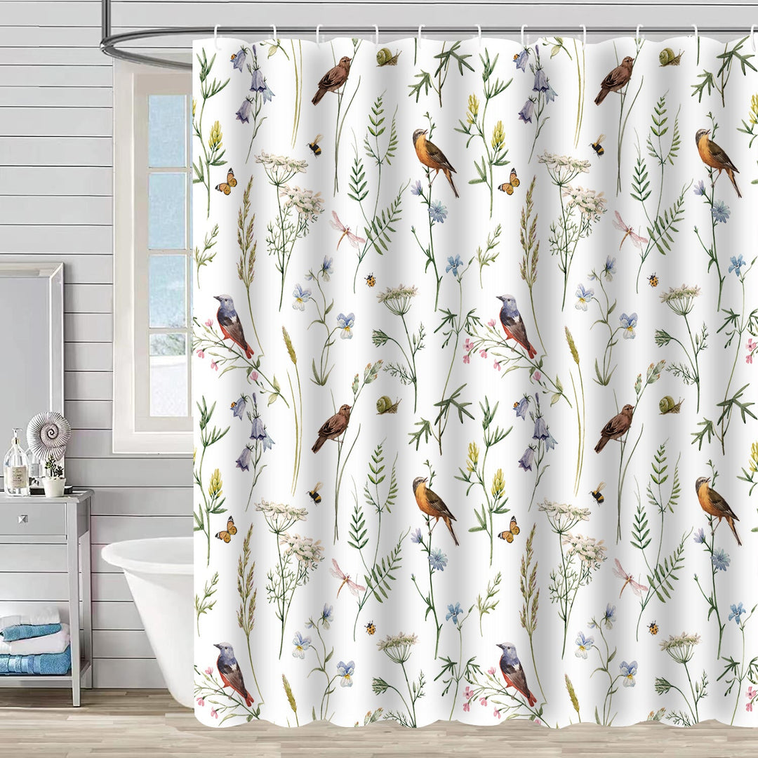 Nature-Inspired Shower Curtain Kalsten