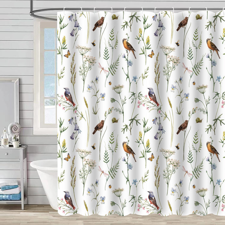 Nature-Inspired Shower Curtain Kalsten