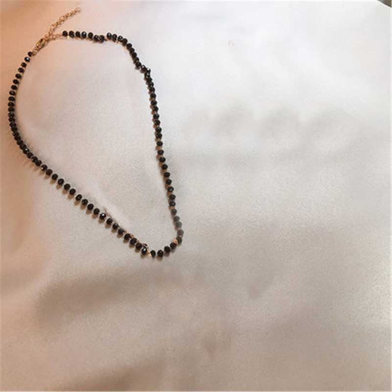Minimalist Beaded Choker Necklace Kalsten