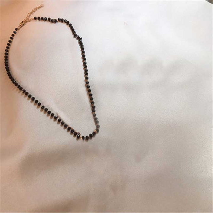Minimalist Beaded Choker Necklace Kalsten