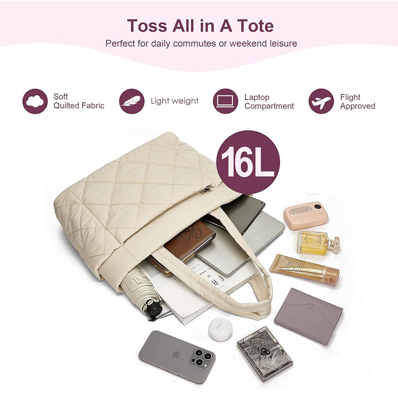 Padded everyday shoulder bag Kalsten
