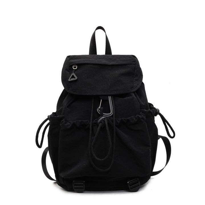 Leisure backpack with elastic drawstring and practical side pockets Kalsten