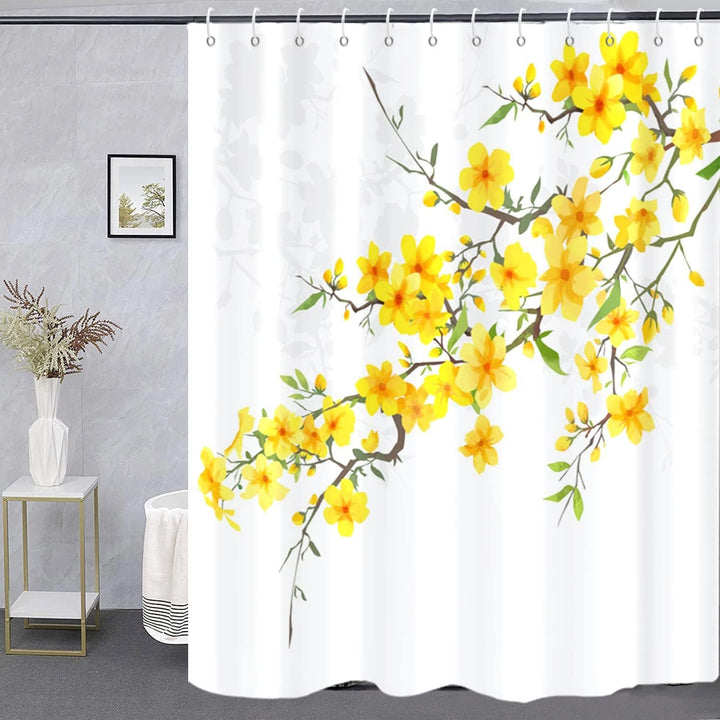 Floral Print Shower Curtain Kalsten