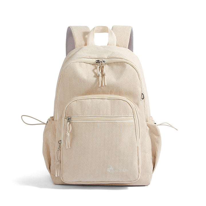 Textured Corduroy Travel Backpack Kalsten