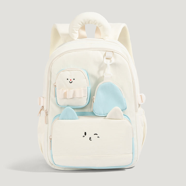 Children's Cute Animal-Inspired Multi-Pocket School Backpack